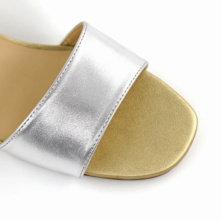 FRENCH COMFORT - ELIJAH - SIZE 6 - SILVER / CHAMPAGNE