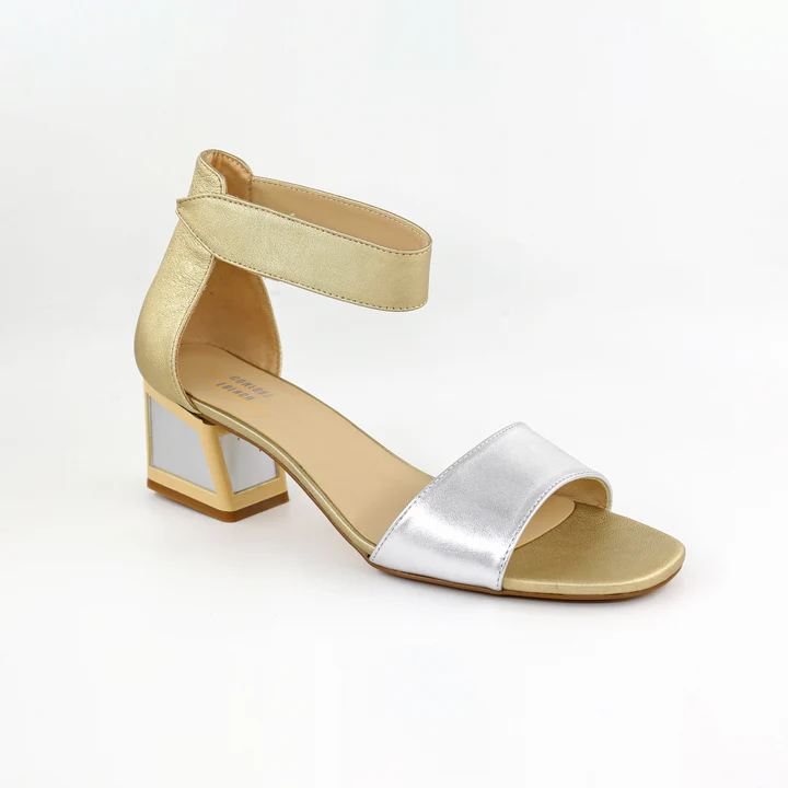 FRENCH COMFORT - ELIJAH - SIZE 6 - SILVER / CHAMPAGNE