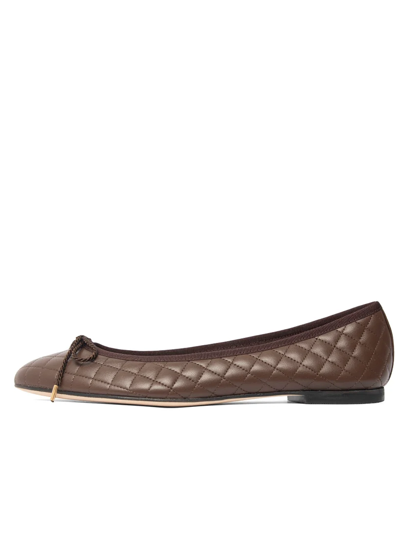 PAUL MAYER - LIDO QUILTED LEATHER BALLET FLAT