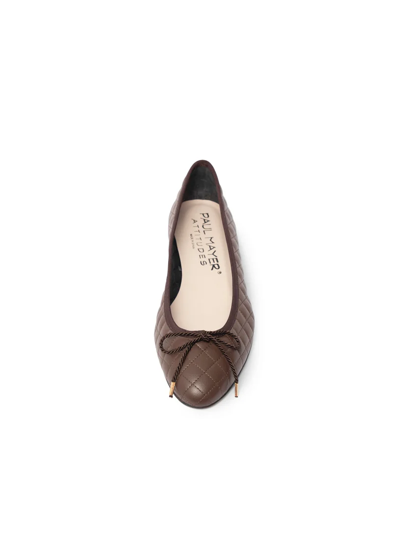 PAUL MAYER - LIDO QUILTED LEATHER BALLET FLAT