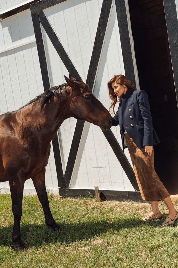 BY PAIGE - NEEDLEPOINT LOAFER EQUESTRIAN