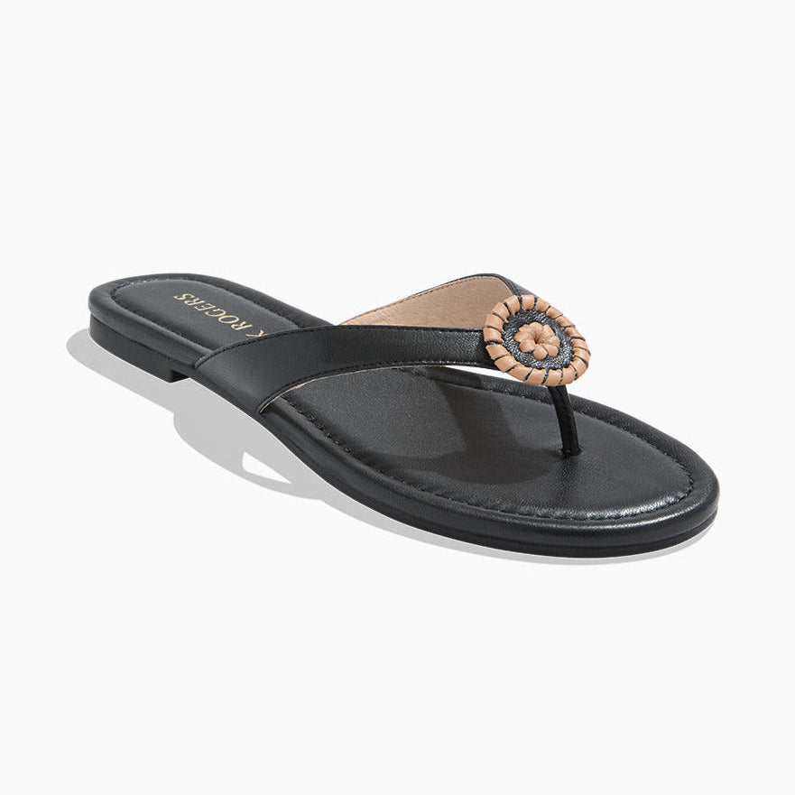 Jack Rogers - Roxy Flip Flop - Black - view 1