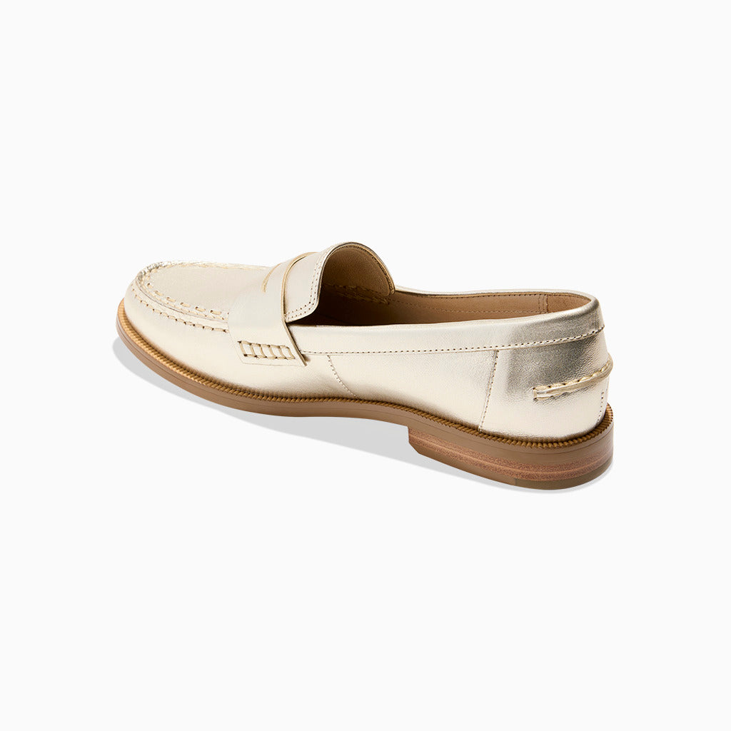 Jack Rogers - Tipson Penny Loafer - Metallic Platinum - view 4