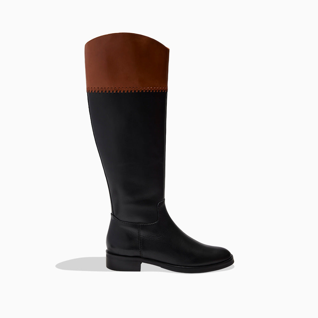 Jack Rogers - Adaline Riding Boot - Black & Brown - view 2