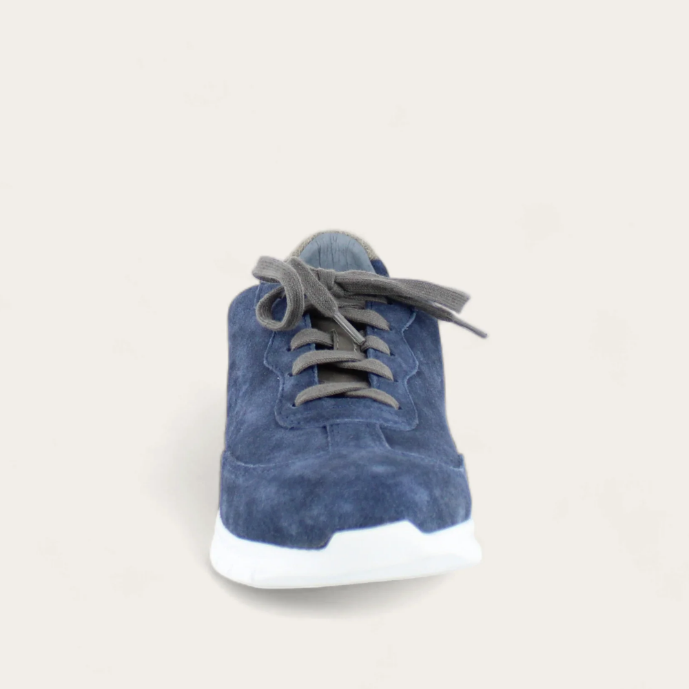 Infinity in Midnight Blue Suede/Foggy Gray Lthr/Speckled Beige Lthr/Foggy Gray Lthr, product view 2