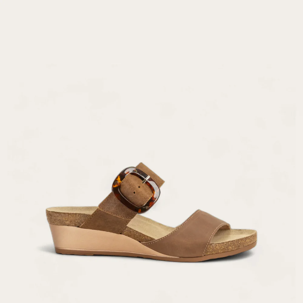 NAOT - KINGDOM - SIZE 38 - OILY BARK NUBUCK/ANTIQUE BROWN SUEDE