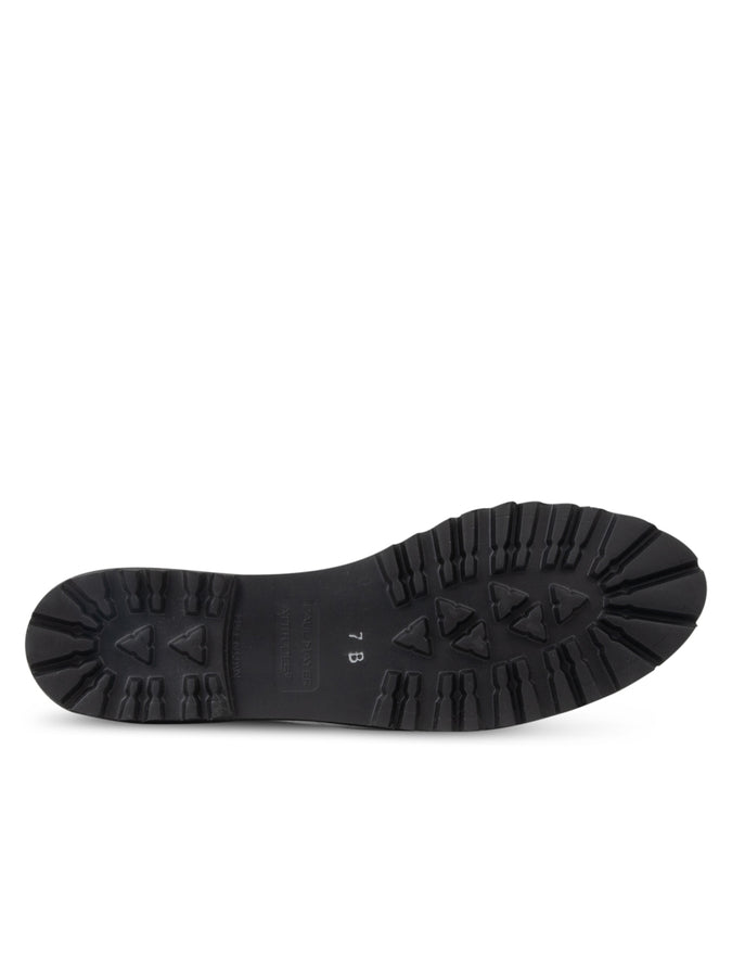PAUL MAYER - BEST LUG SOLE BALLET - SIZE 7.5 - BLACK/WHITE LEATHER