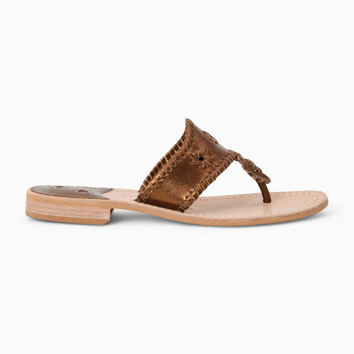 Original Jacks Sandal in Metallic Bronze, product view 2