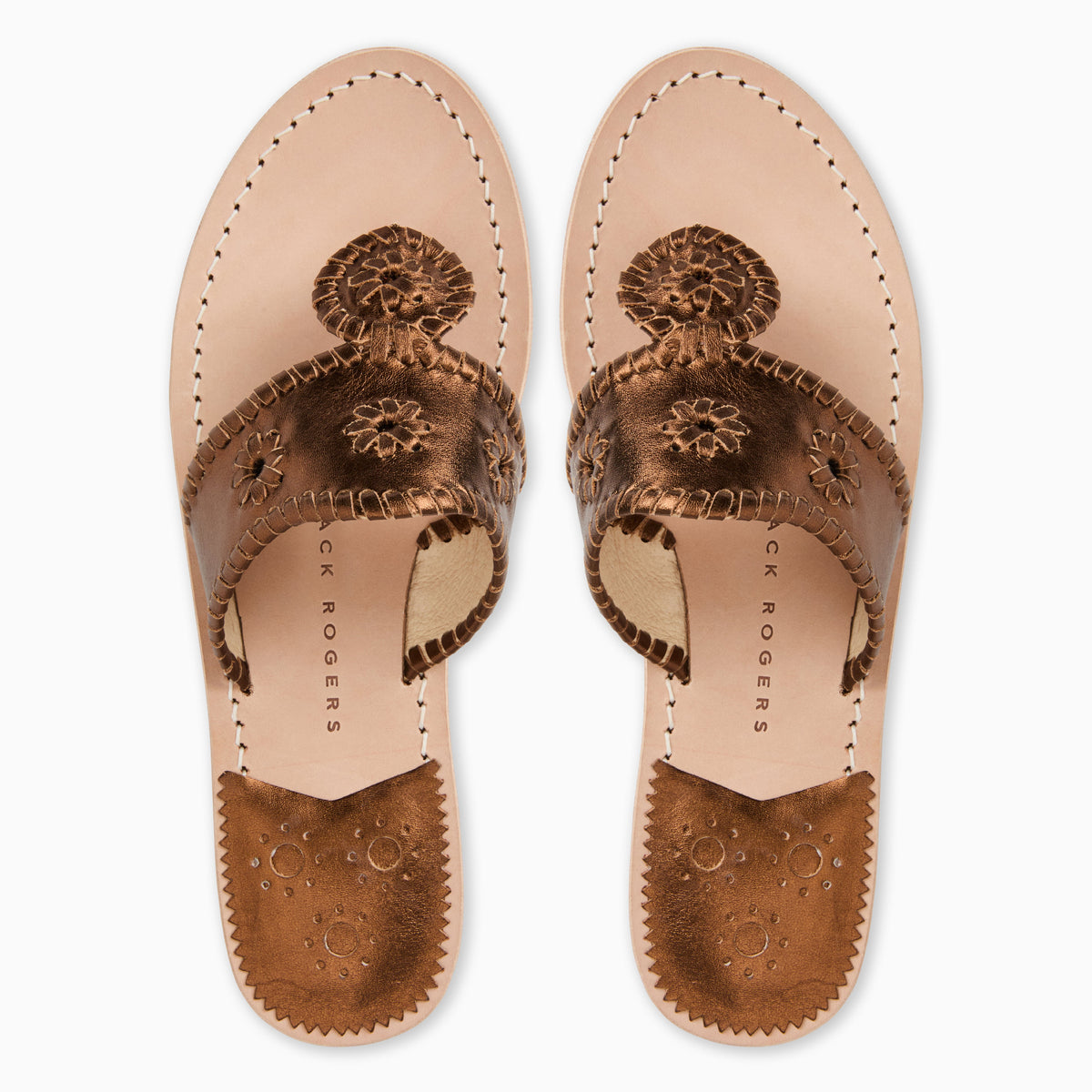 Original Jacks Sandal in Metallic Bronze, product view 3