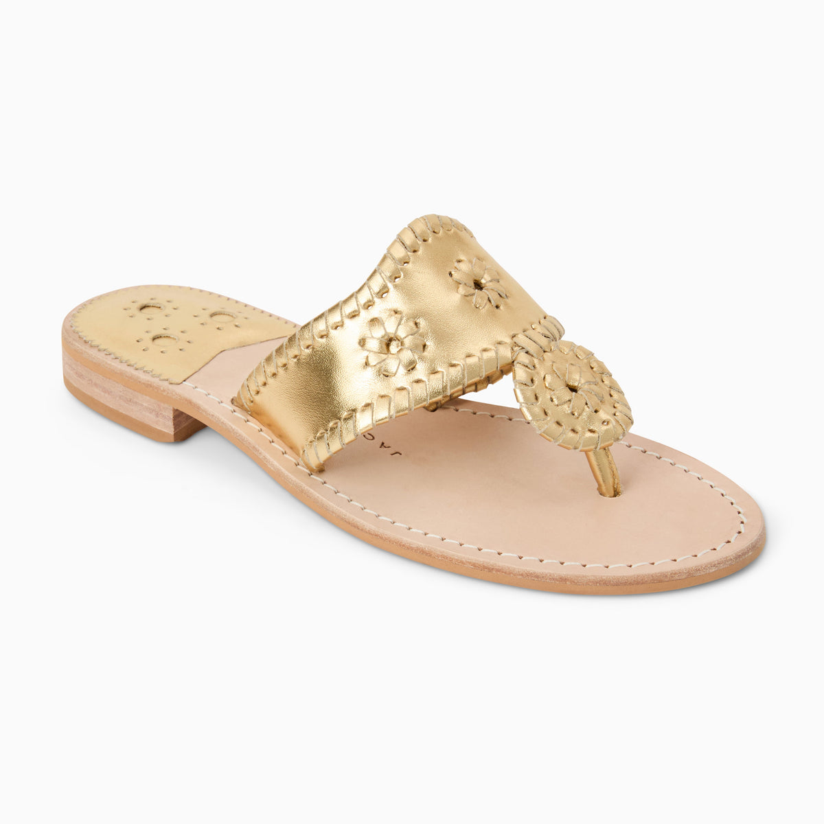 Jack Rogers - Original Jacks Wide Sandal - Metallic Gold - view 1