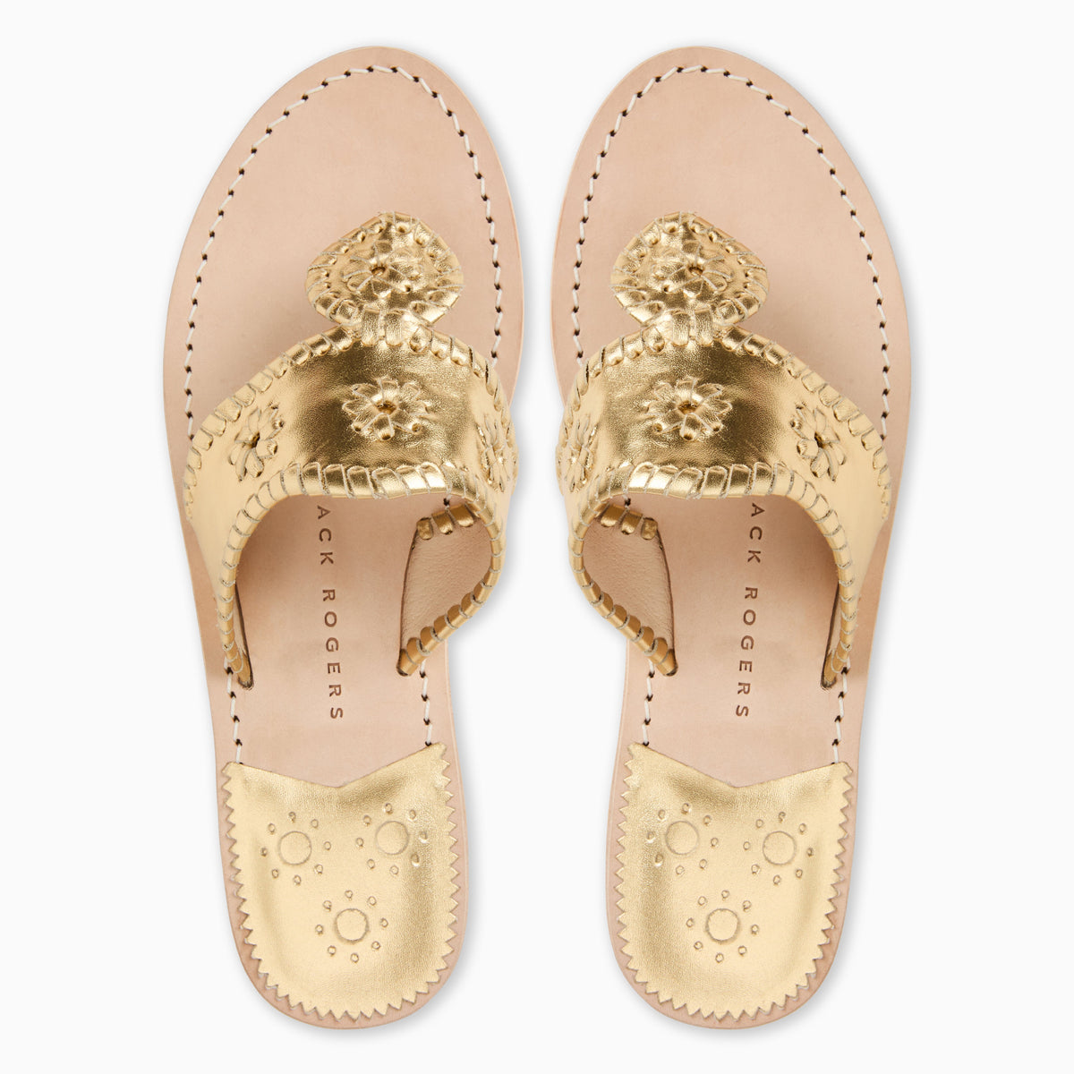 Original Jacks Sandal in Metallic Gold, product view 3