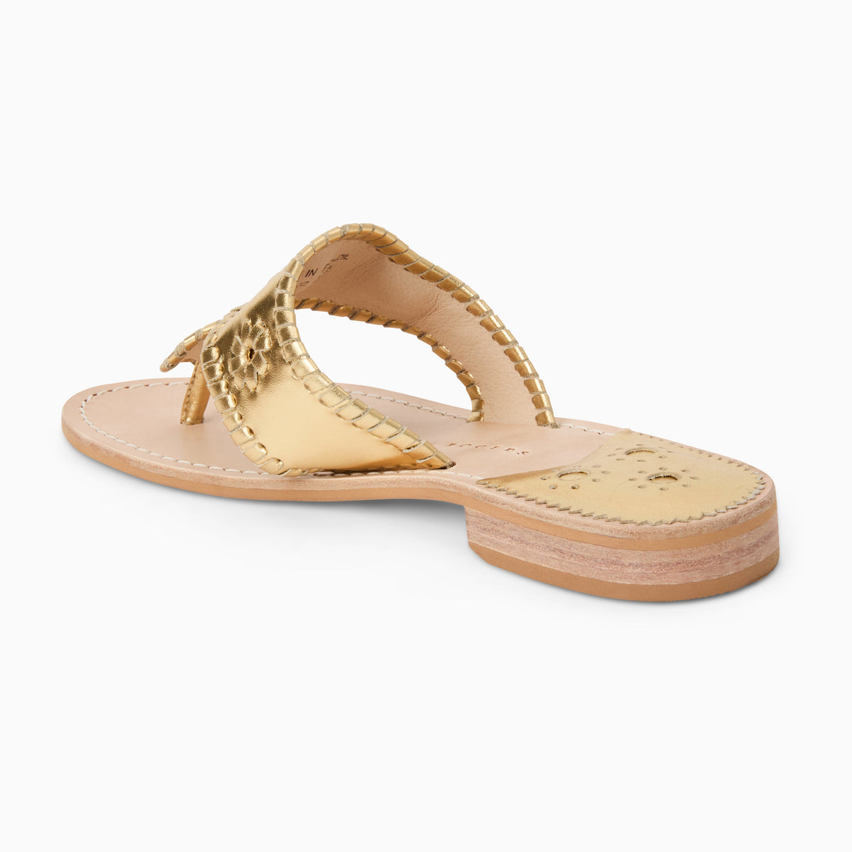 Original Jacks Sandal in Metallic Gold, product view 4