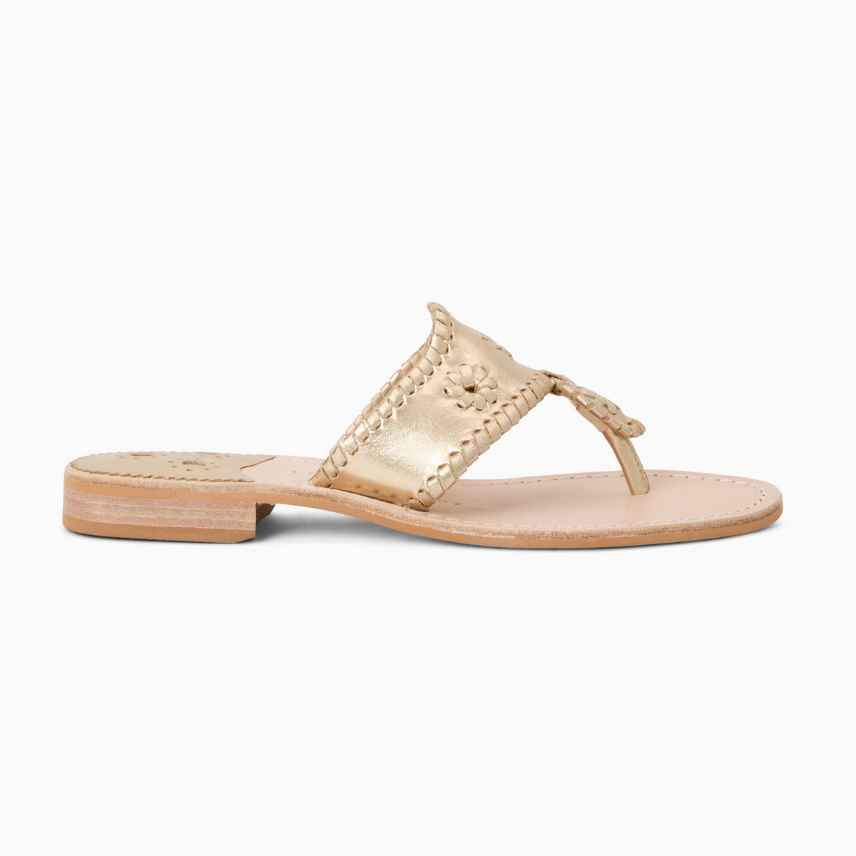 Jack Rogers - Original Jacks Sandal in Metallic Platinum, product view 2