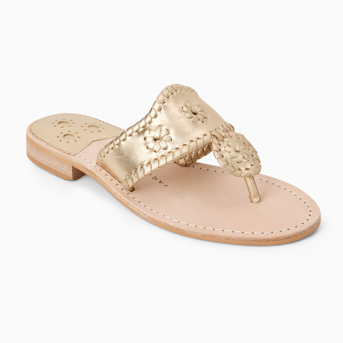 Jack Rogers - Original Jacks Sandal in Metallic Platinum, product view 1
