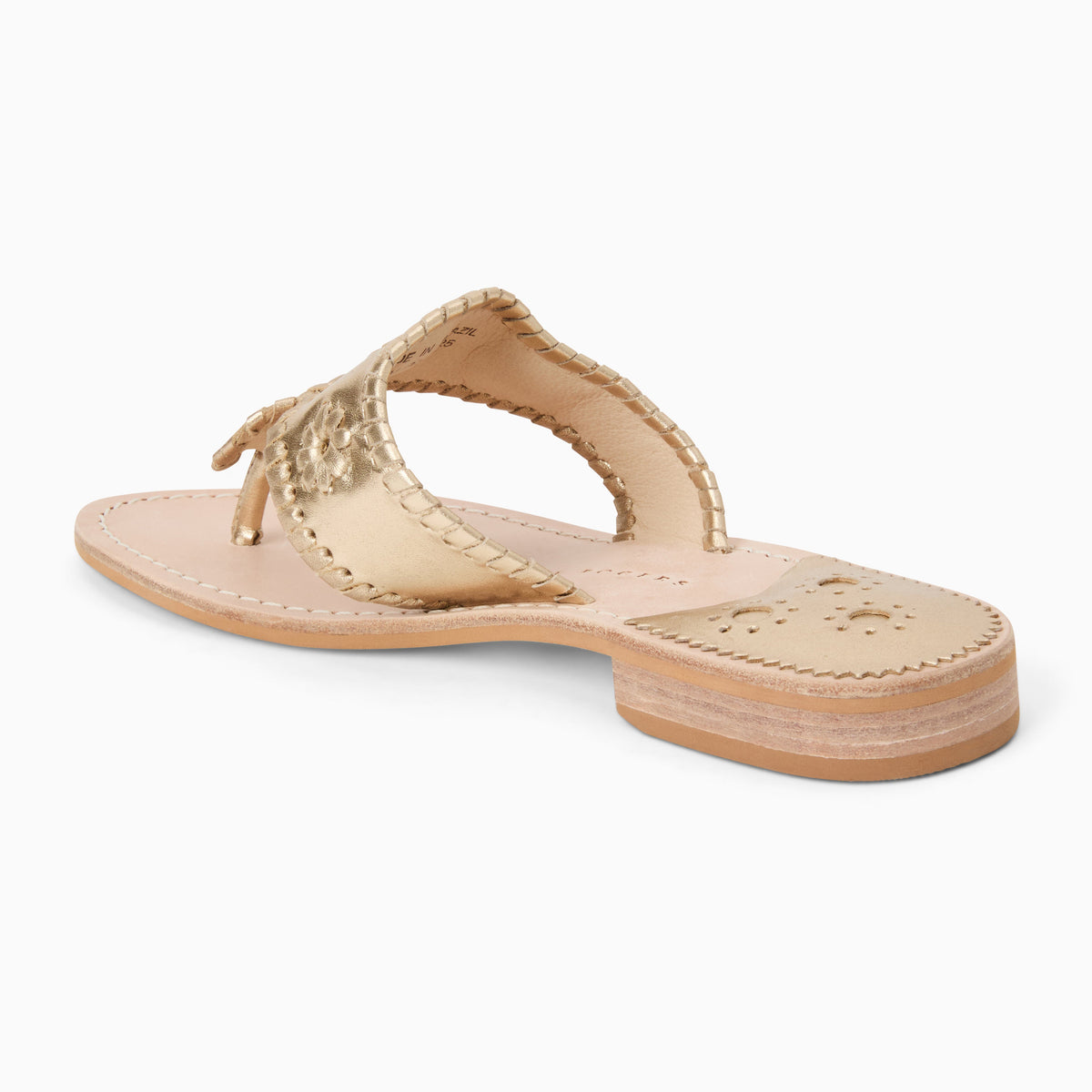 Jack Rogers - Original Jacks Sandal in Metallic Platinum, product view 4