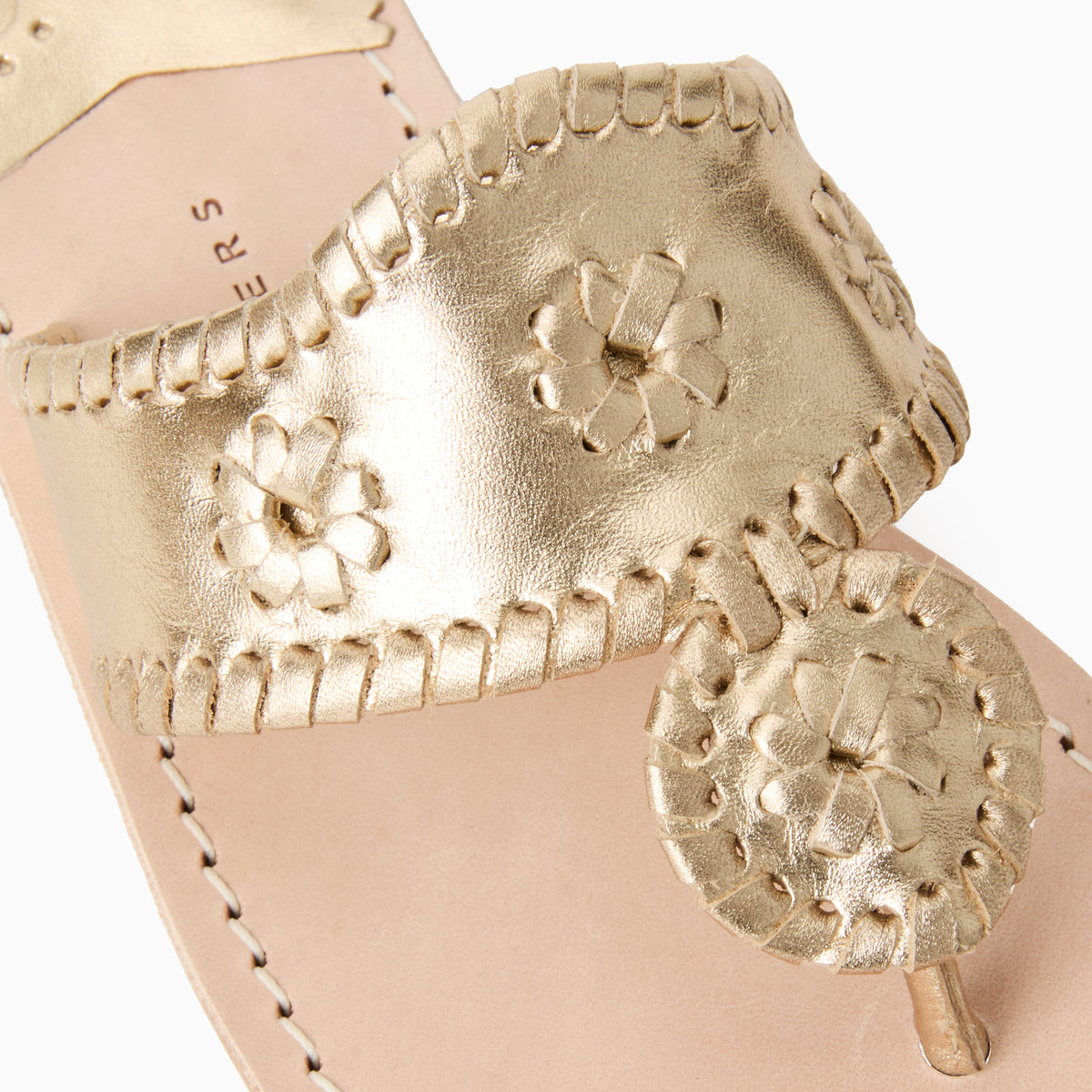 Jack Rogers - Original Jacks Sandal in Metallic Platinum, product view 6