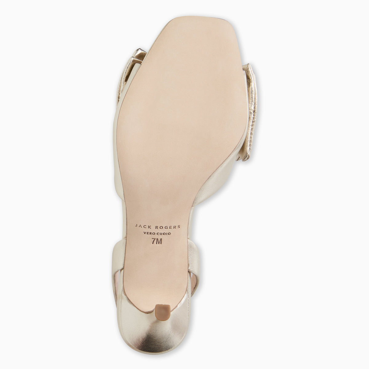 Jack Rogers - Eloise Bow Heel - Metallic Platinum - view 5