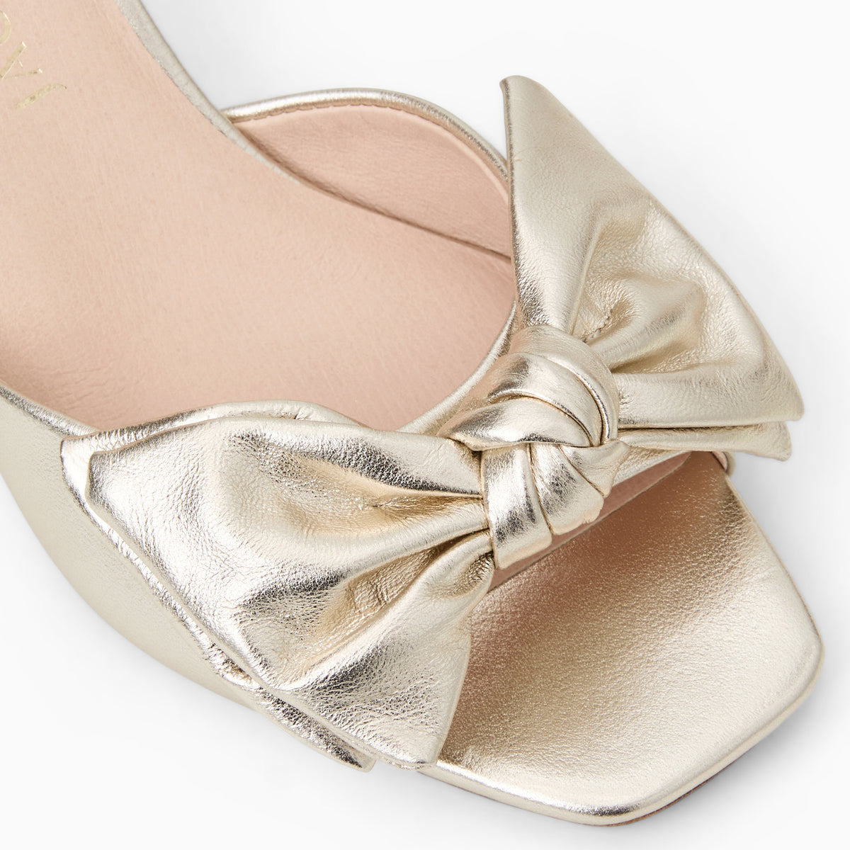 Jack Rogers - Eloise Bow Heel - Metallic Platinum - view 6