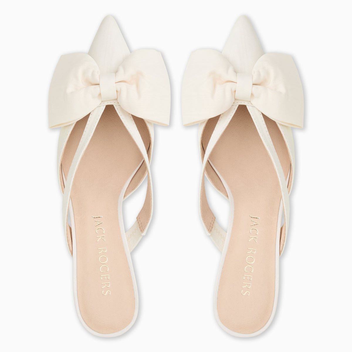 Jack Rogers - Cynthia Bow Mule - Ivory - view 3
