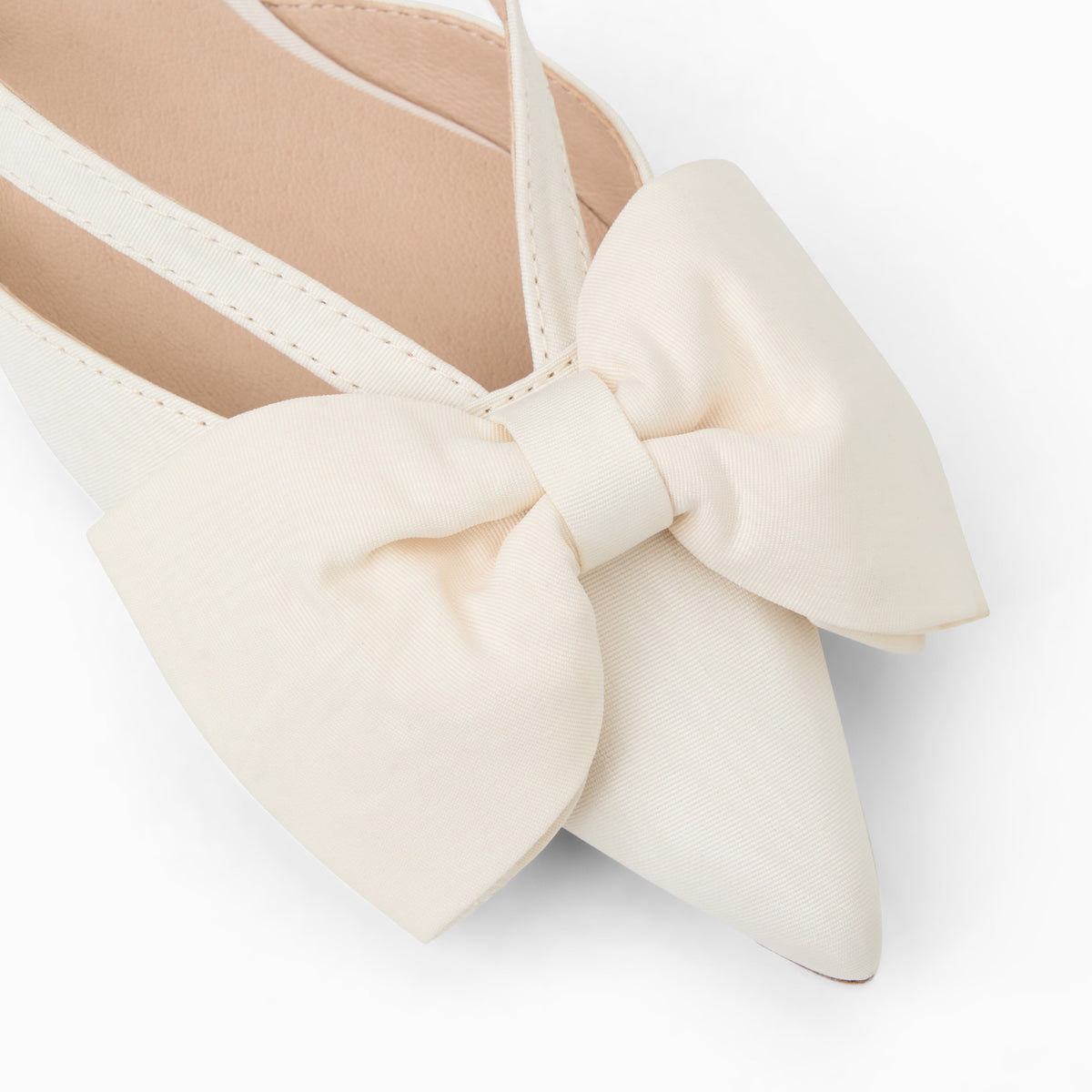 Jack Rogers - Cynthia Bow Mule - Ivory - view 6
