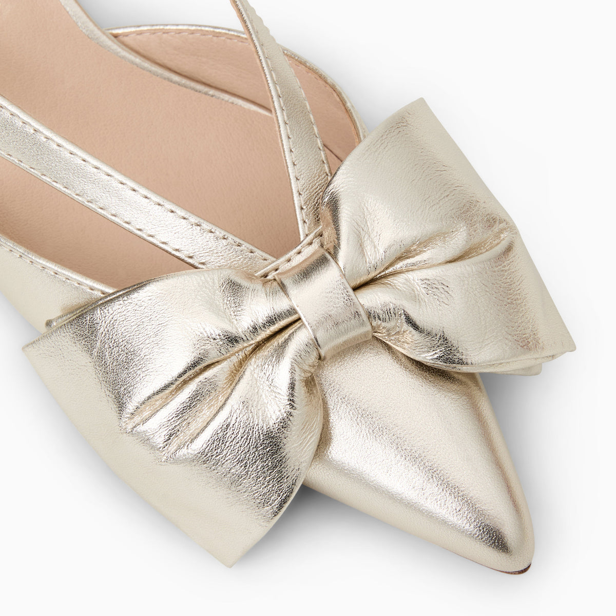Jack Rogers - Cynthia Bow Mule - Metallic Platinum - view 6