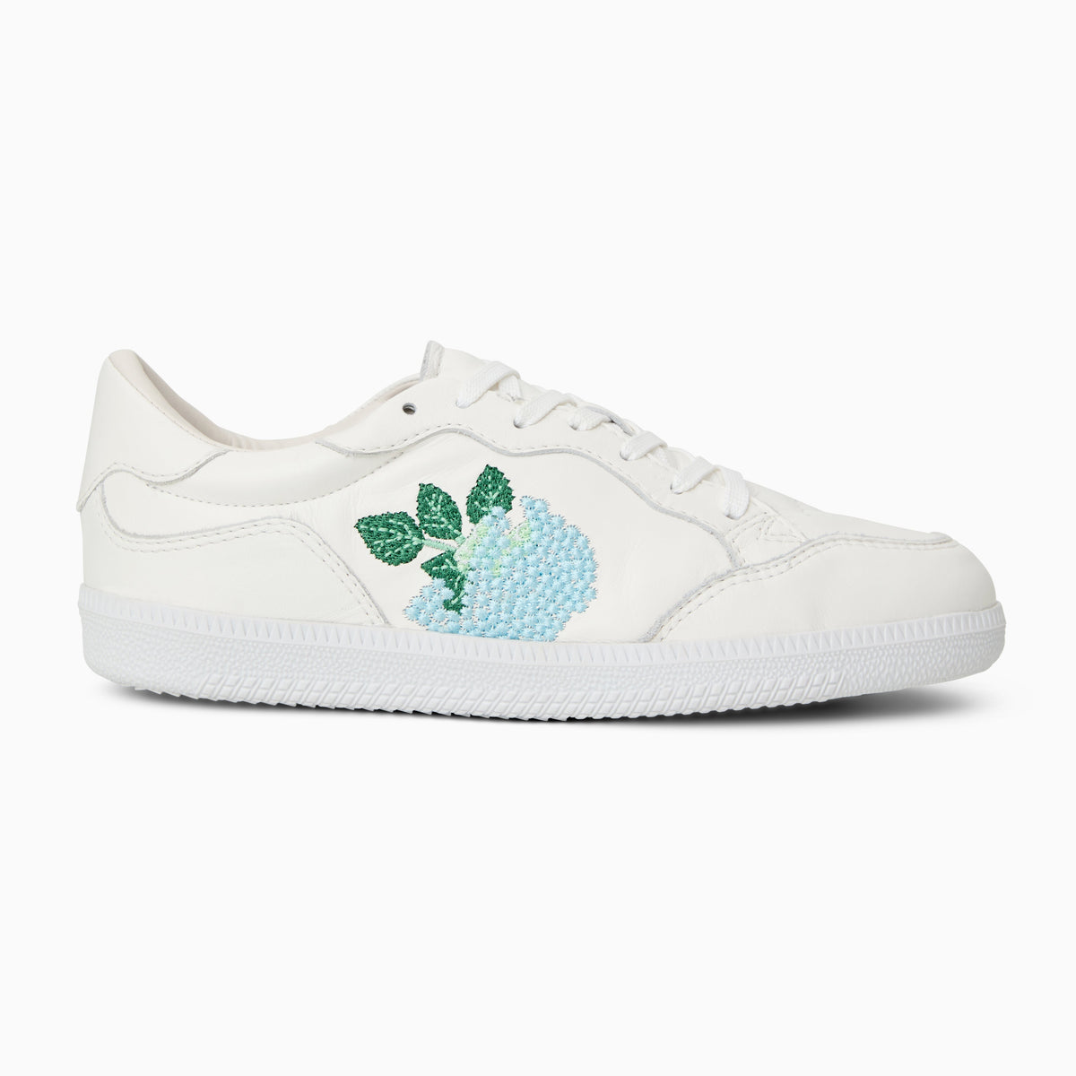 Jack Rogers - Embroidered Hydrangea Sneaker - White - view 2