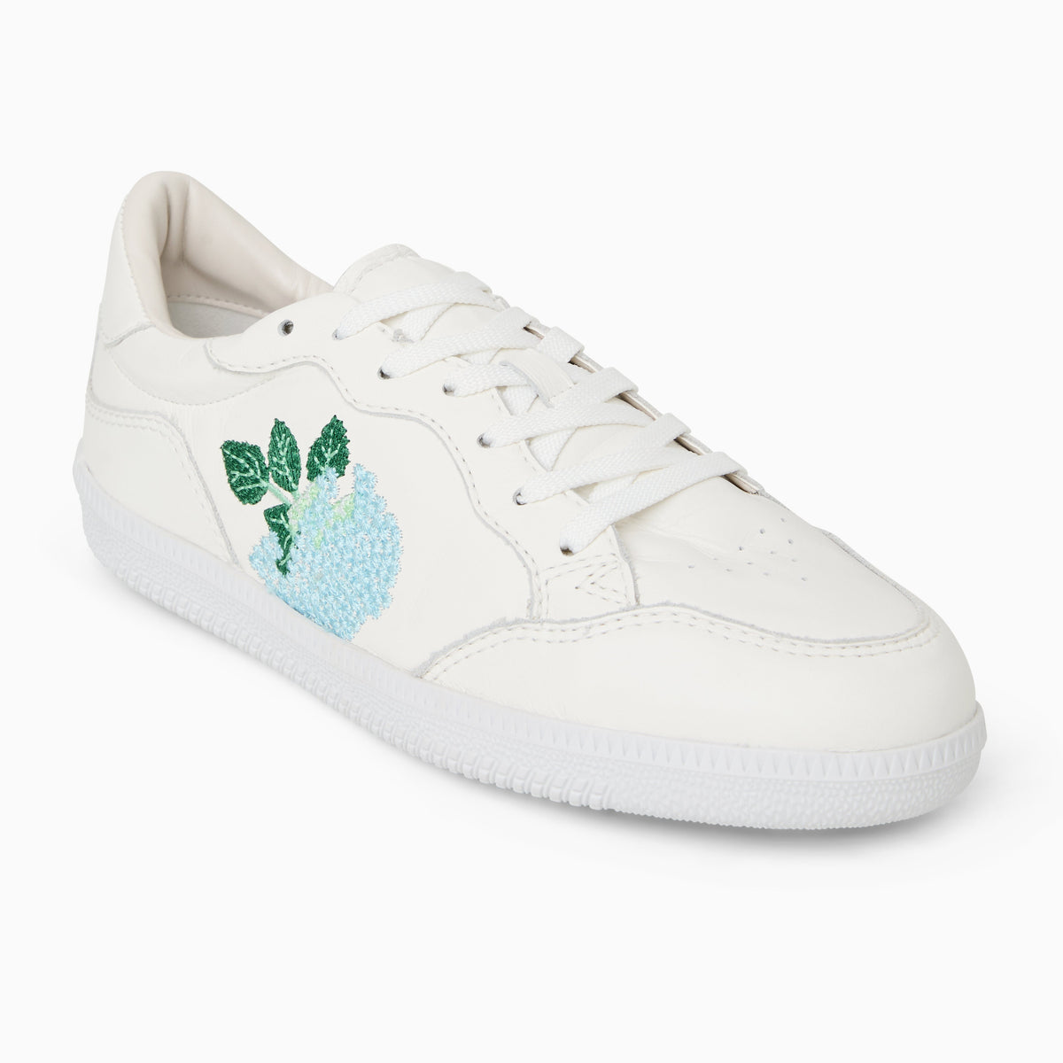 Jack Rogers - Embroidered Hydrangea Sneaker - White - view 1