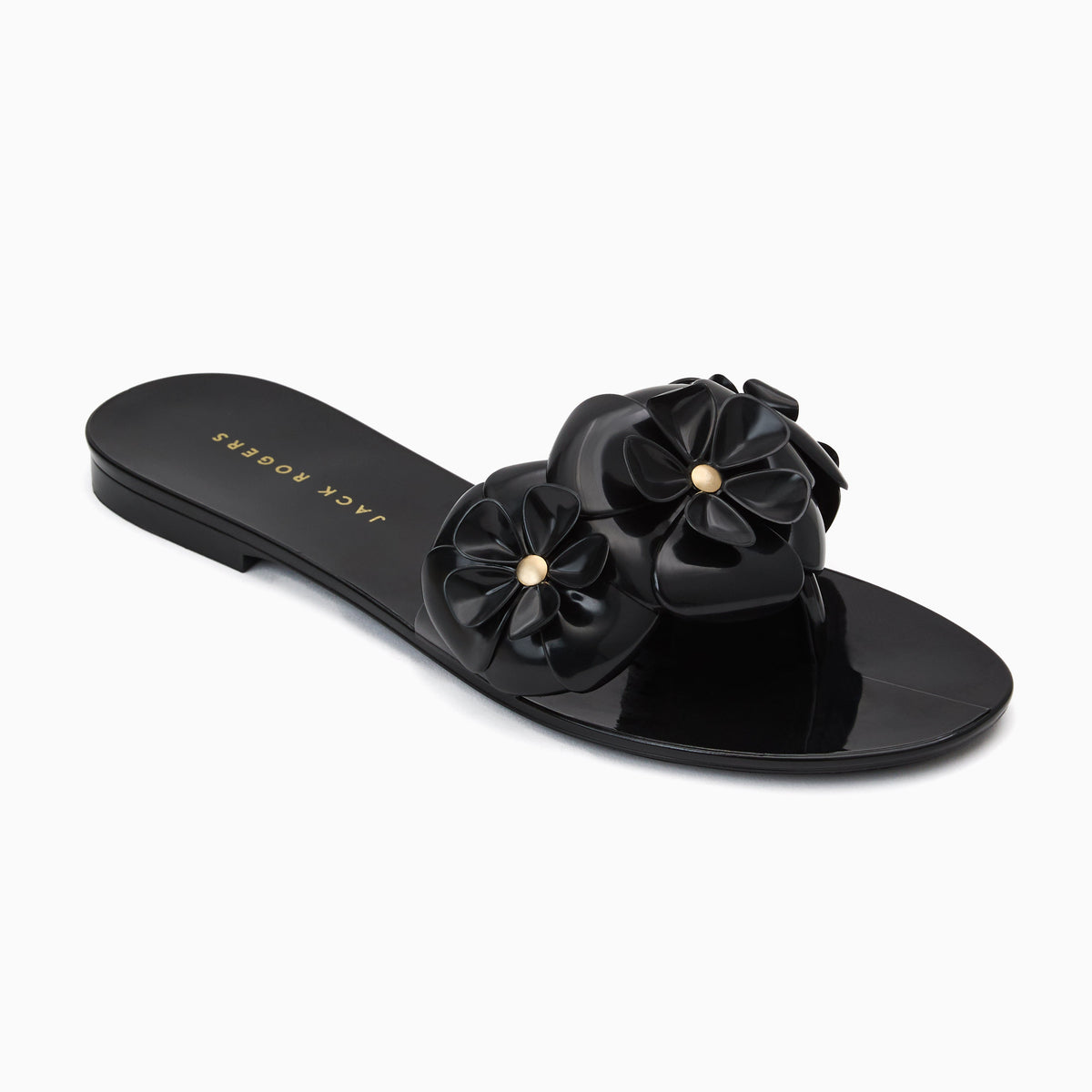 Jack Rogers - Amelia Jelly Flip Flop - Black - view 1