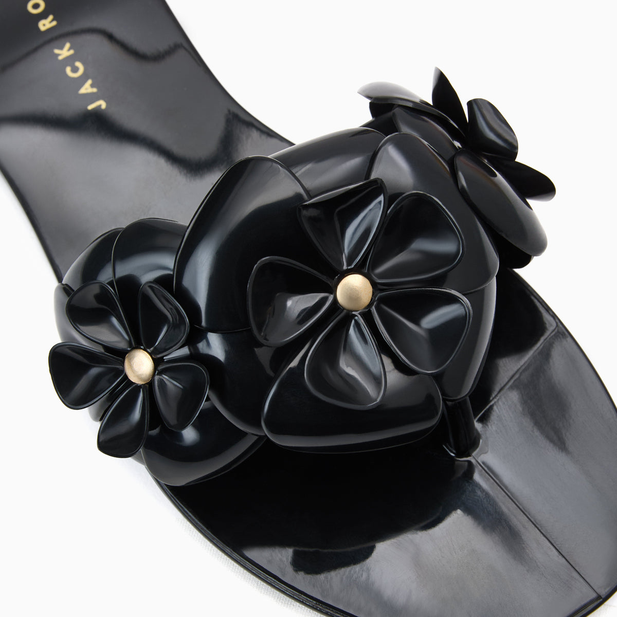 Jack Rogers - Amelia Jelly Flip Flop - Black - view 6