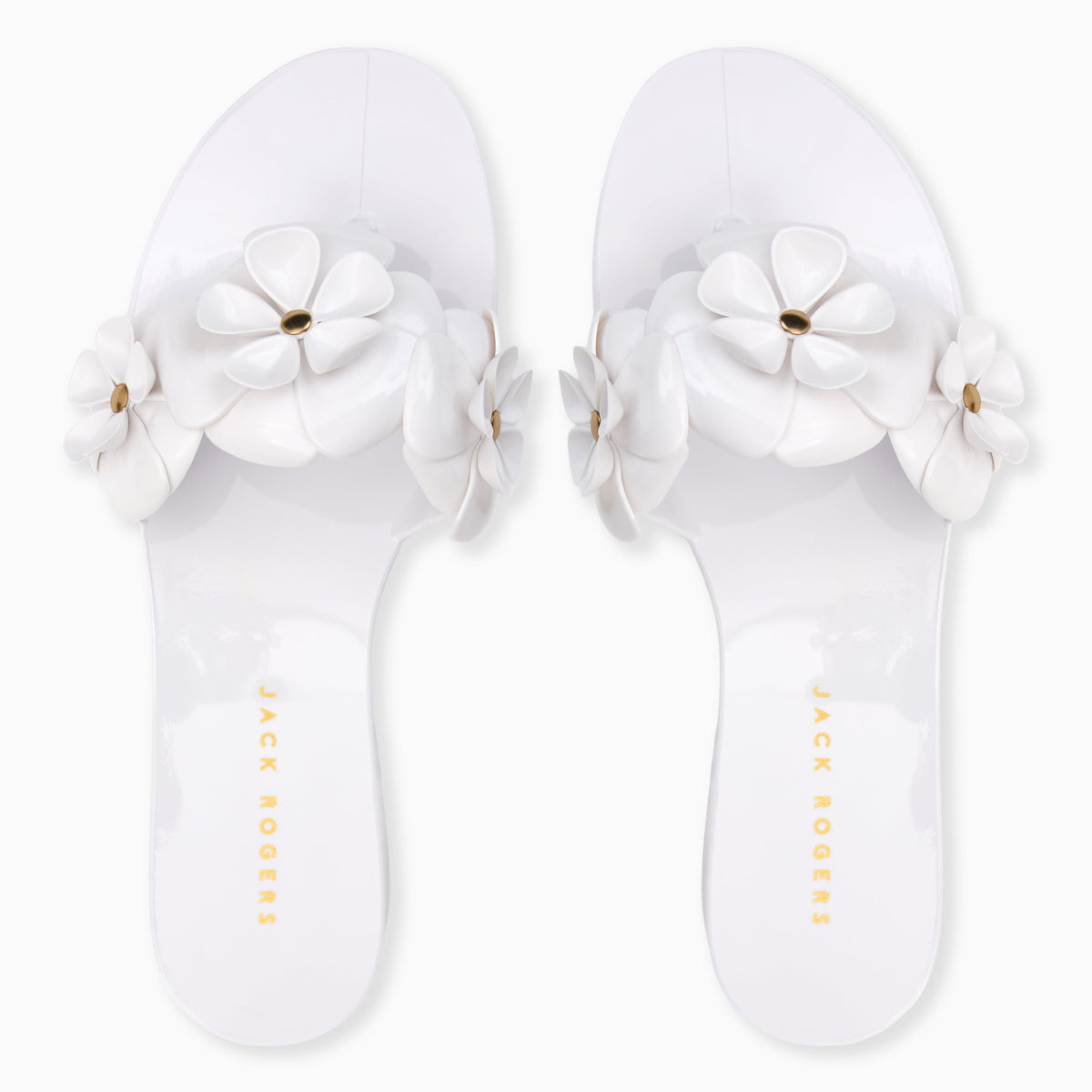 Jack Rogers - Amelia Jelly Flip Flop - White - view 3