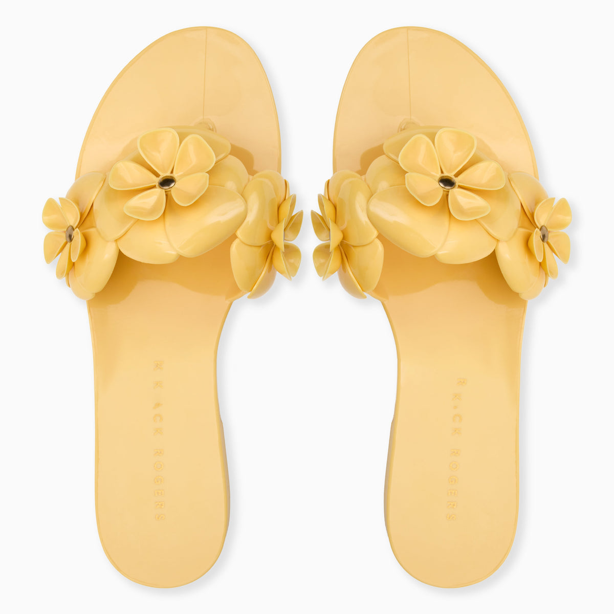 Jack Rogers - Amelia Jelly Flip Flop - Bright Yellow - view 3