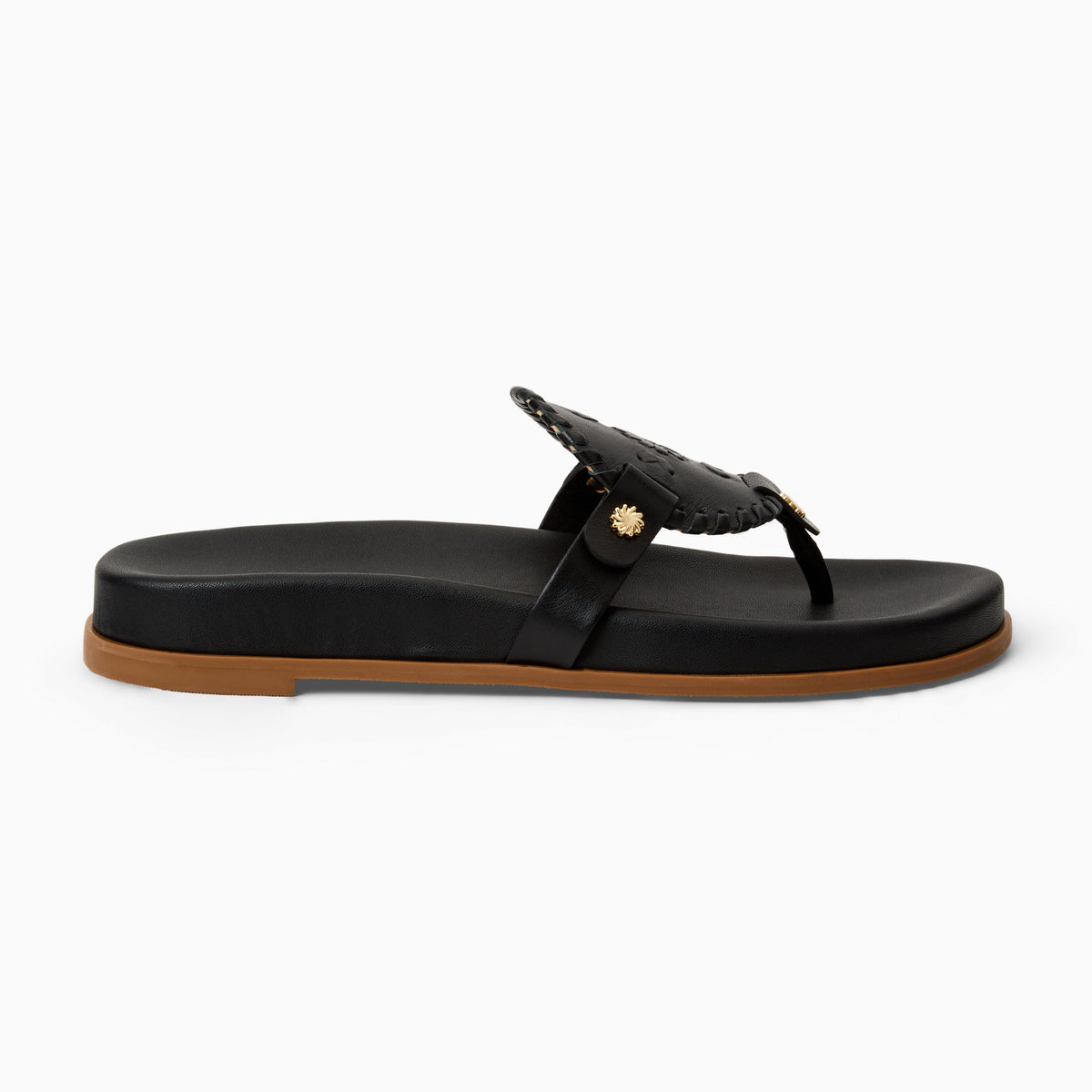 Collins Comfort Sandal in Black, product view 2