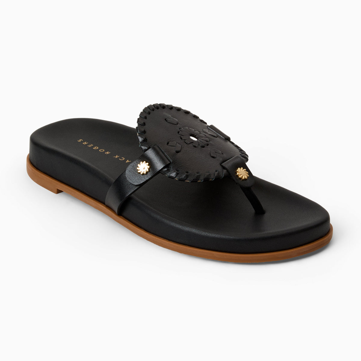 Collins Comfort Sandal in Black, product view 1