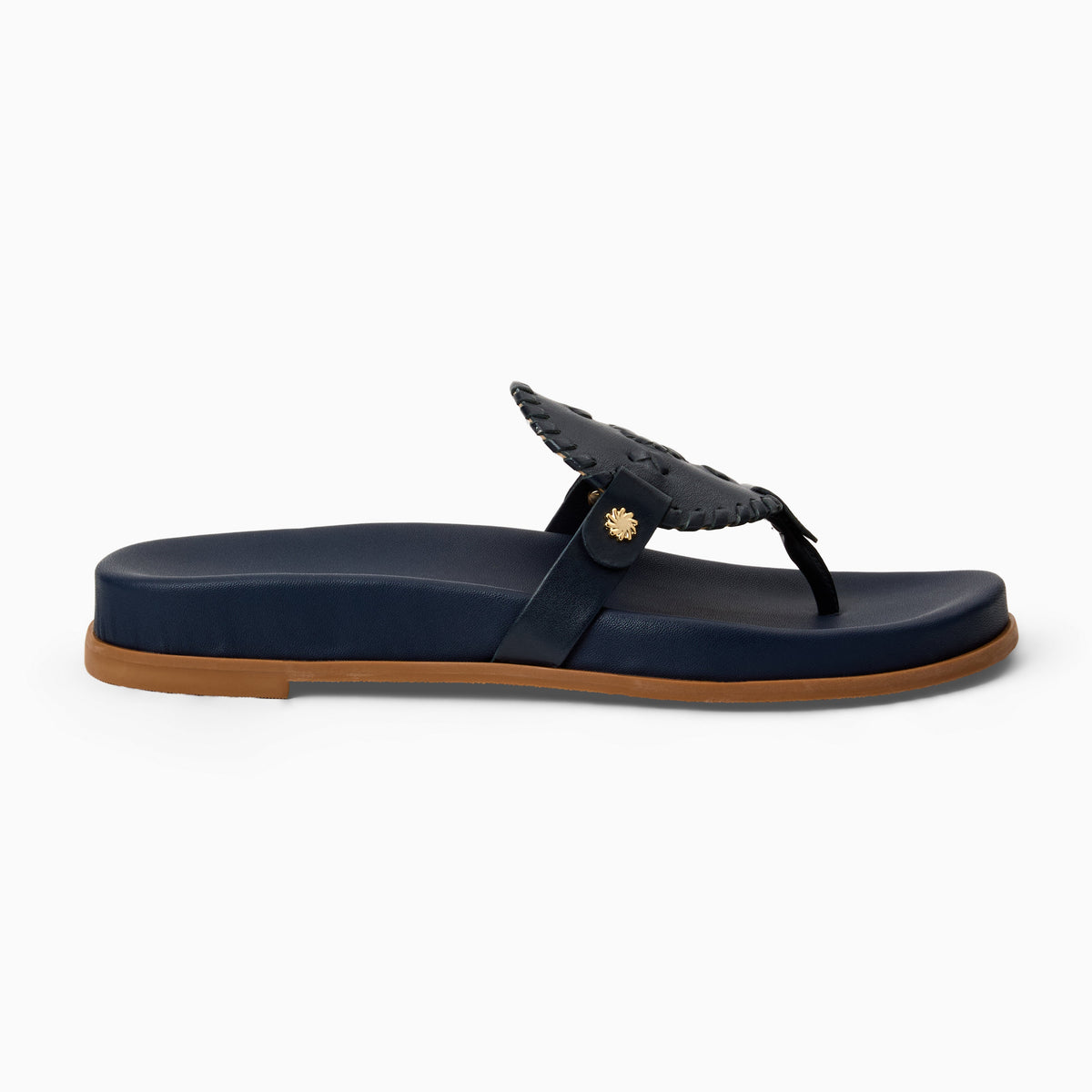 Collins Comfort Sandal in Navy, product view 2