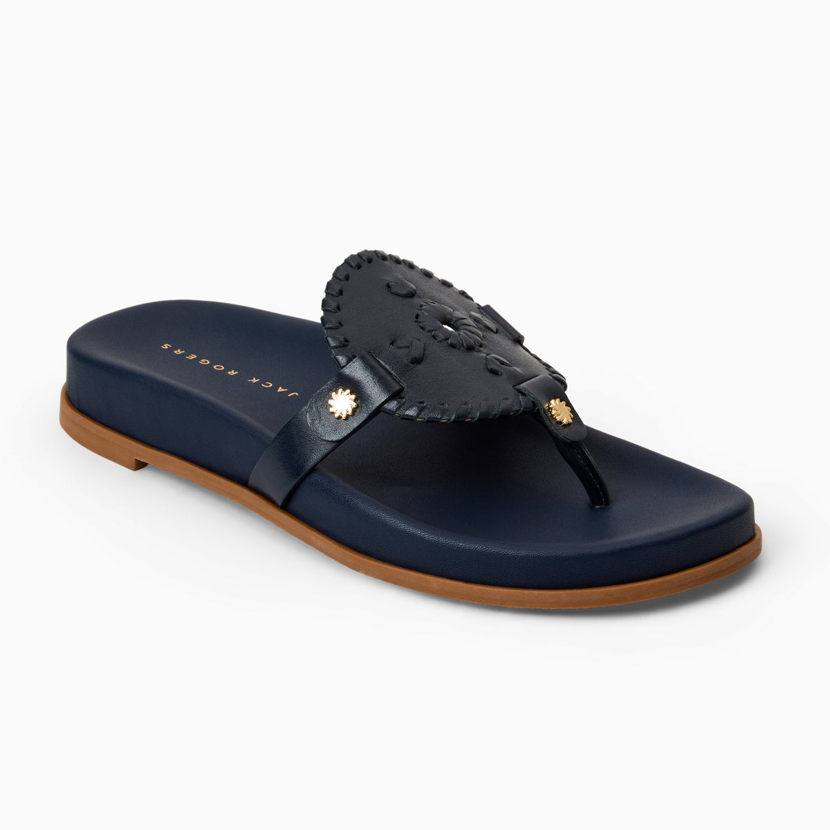 Collins Comfort Sandal in Navy, product view 1