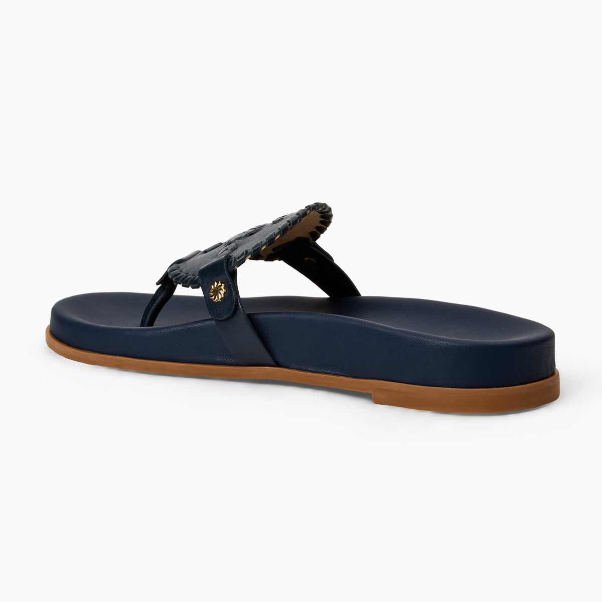 Collins Comfort Sandal in Navy, product view 4