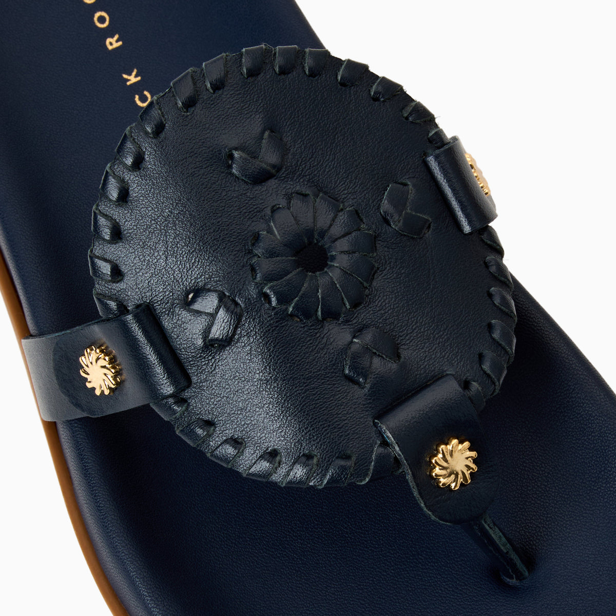 Collins Comfort Sandal in Navy, product view 6