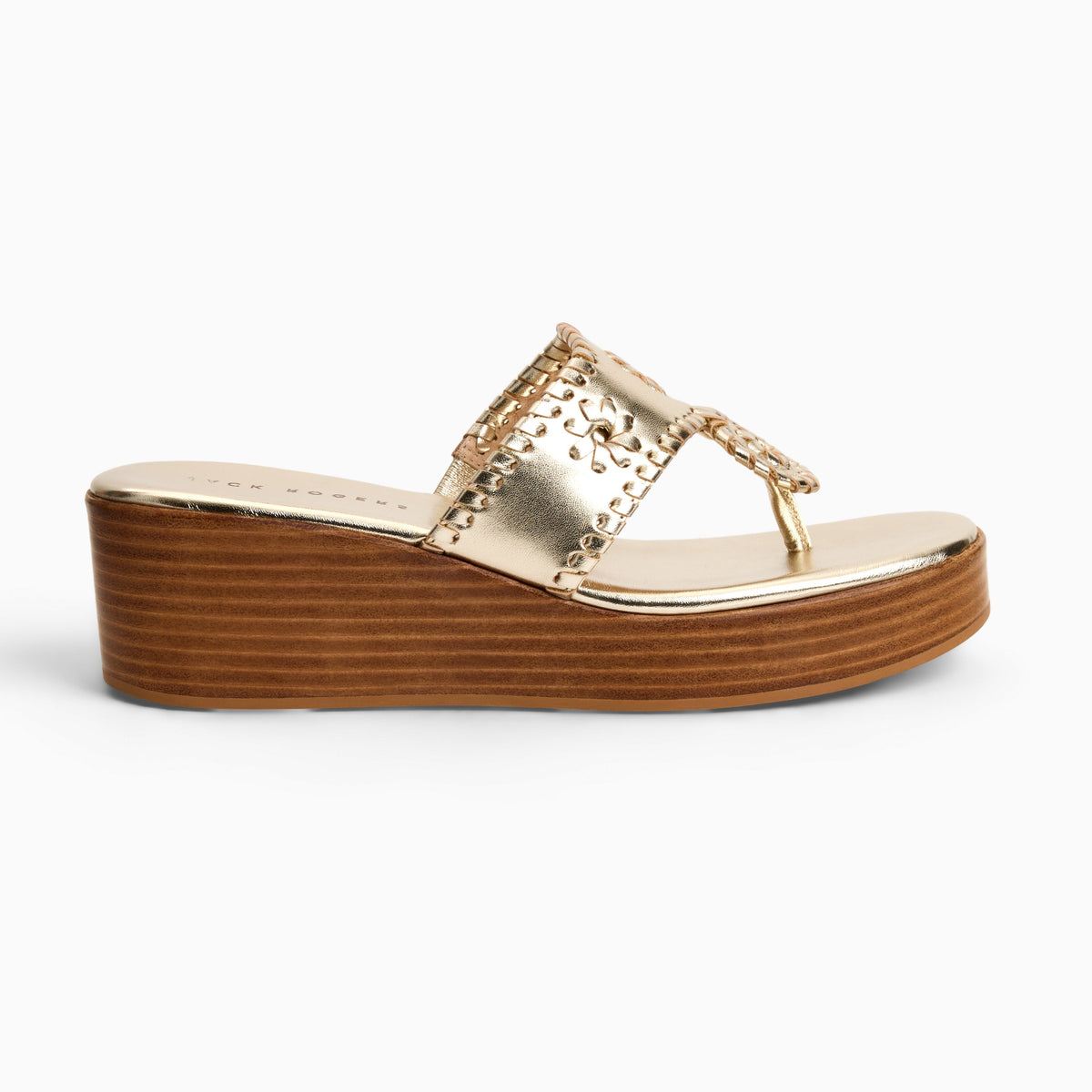 Jack Rogers - Jacks Wedge - Metallic Platinum - view 2