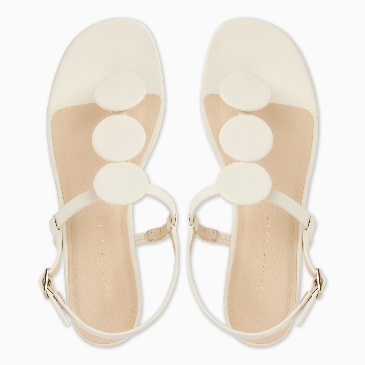 Jack Rogers - Worth Sandal - Ivory - view 3