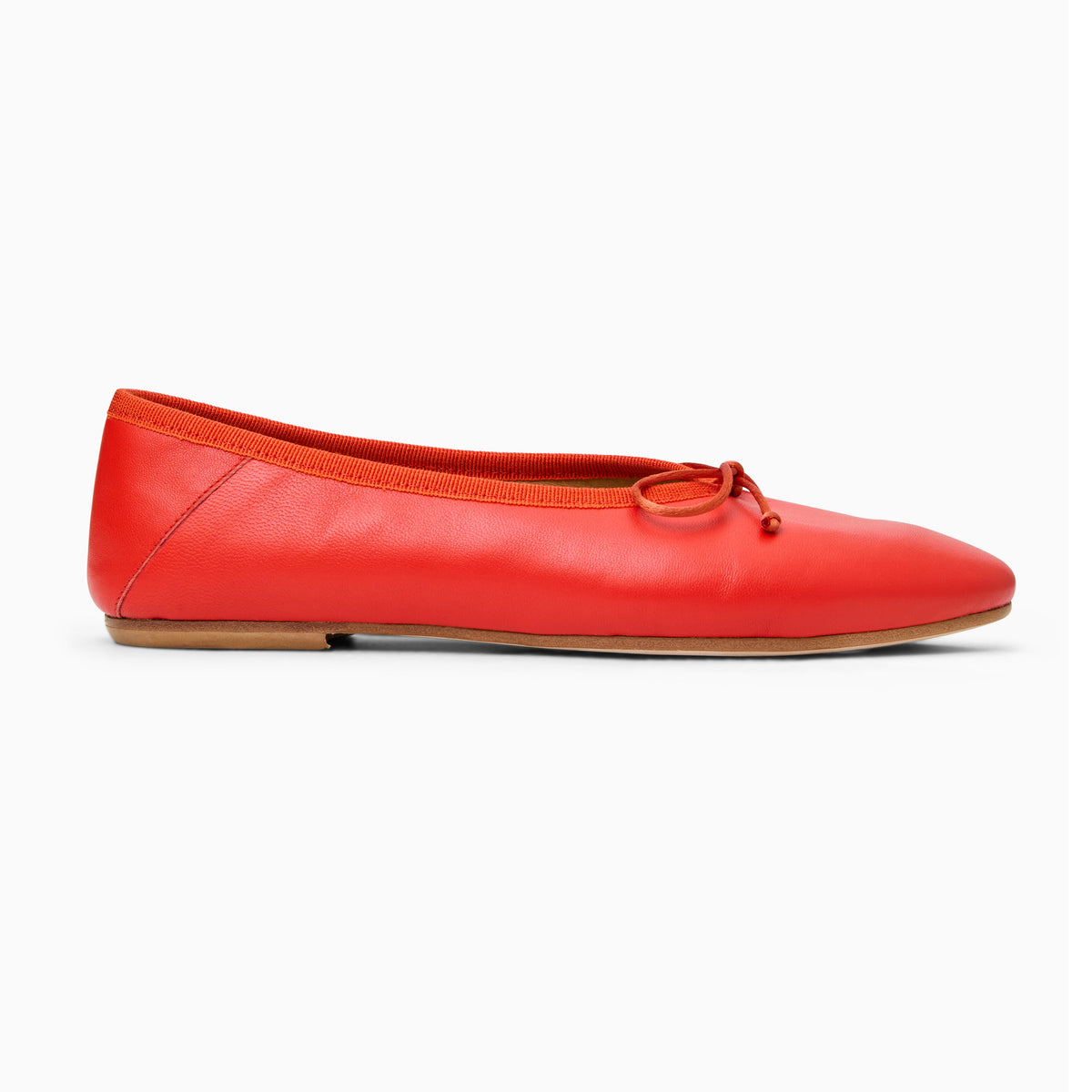 Jack Rogers - Carlotta Italian Leather Flat - Coral - view 3