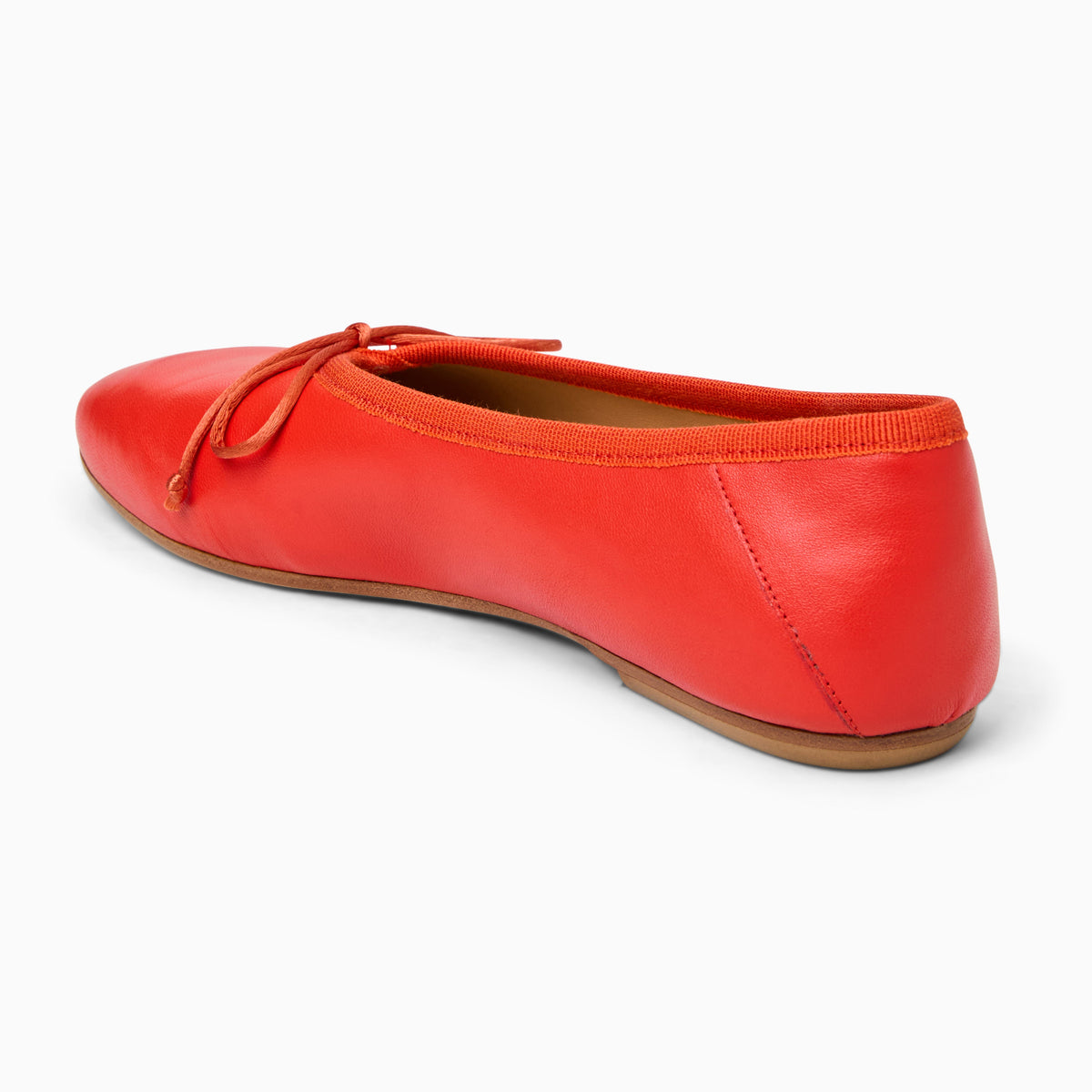 Jack Rogers - Carlotta Italian Leather Flat - Coral - view 5