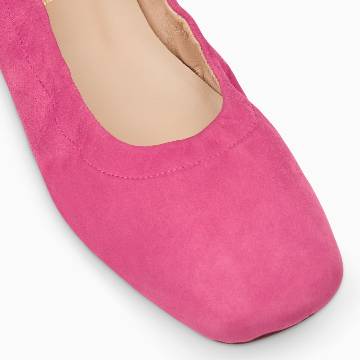 Jack Rogers - Santa Maria Italian Suede Flat - Suede Fuchsia - view 7