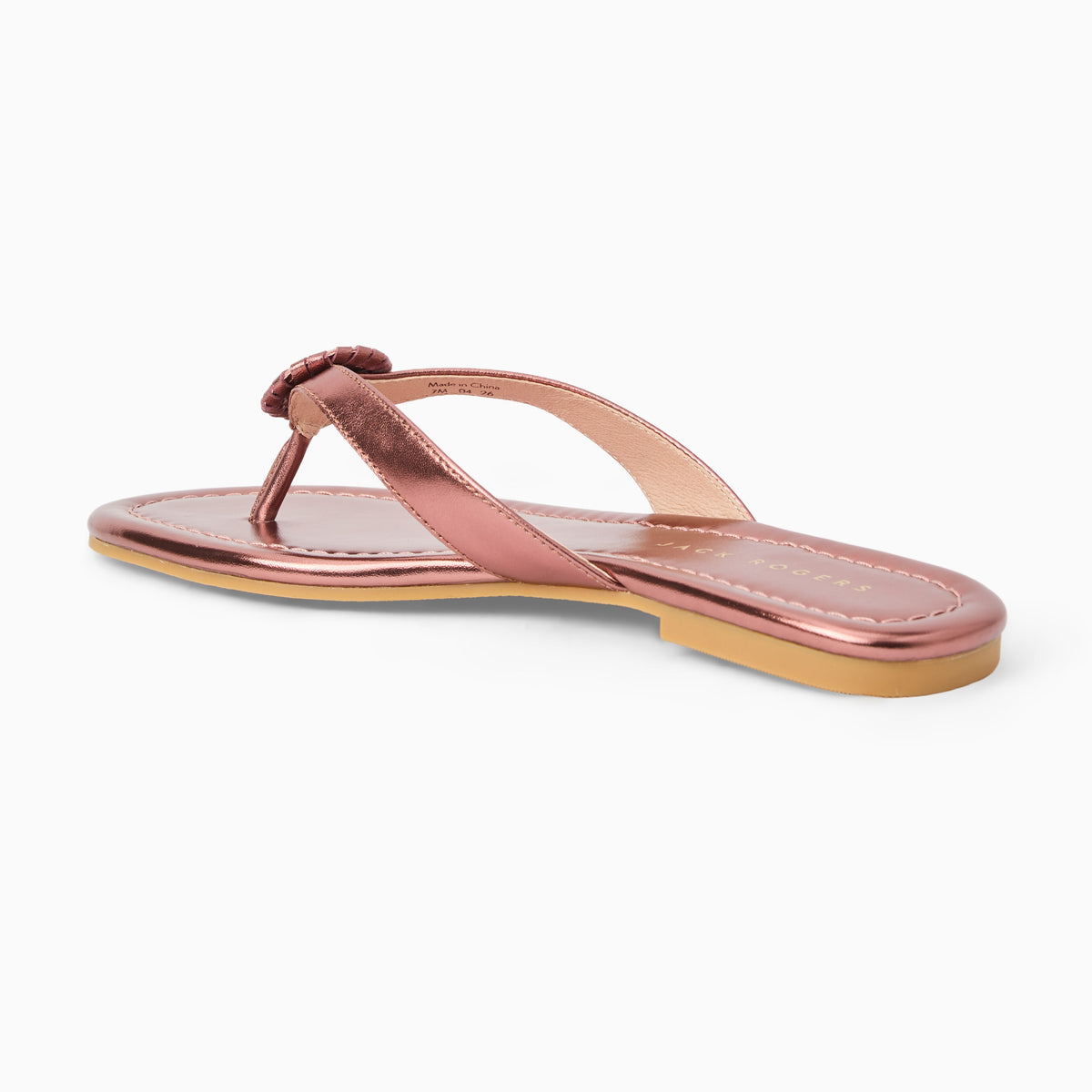 Jack Rogers - Roxy Flip Flop - Metallic Rose Quartz - view 5
