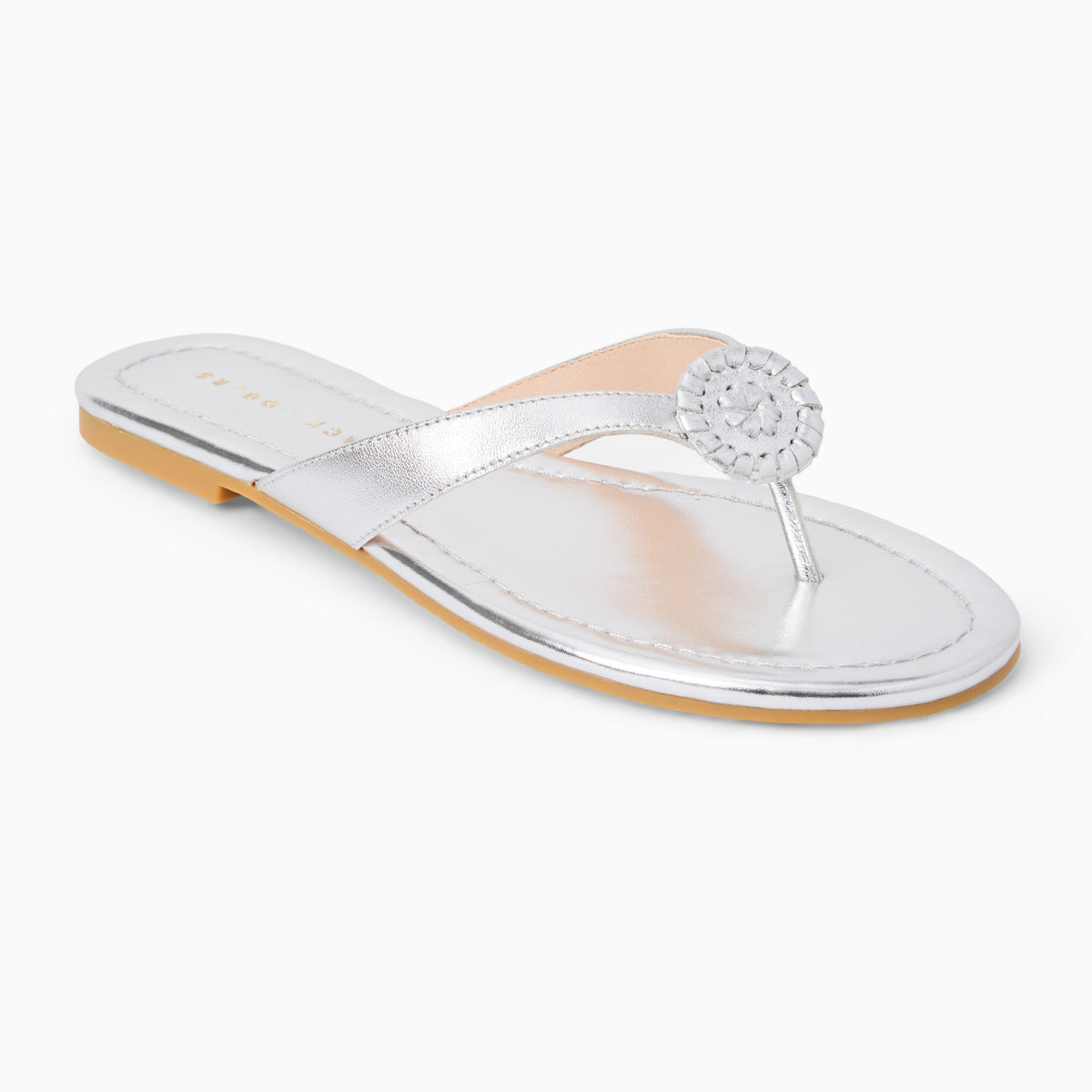 Jack Rogers - Roxy Flip Flop - Metallic Silver - view 1