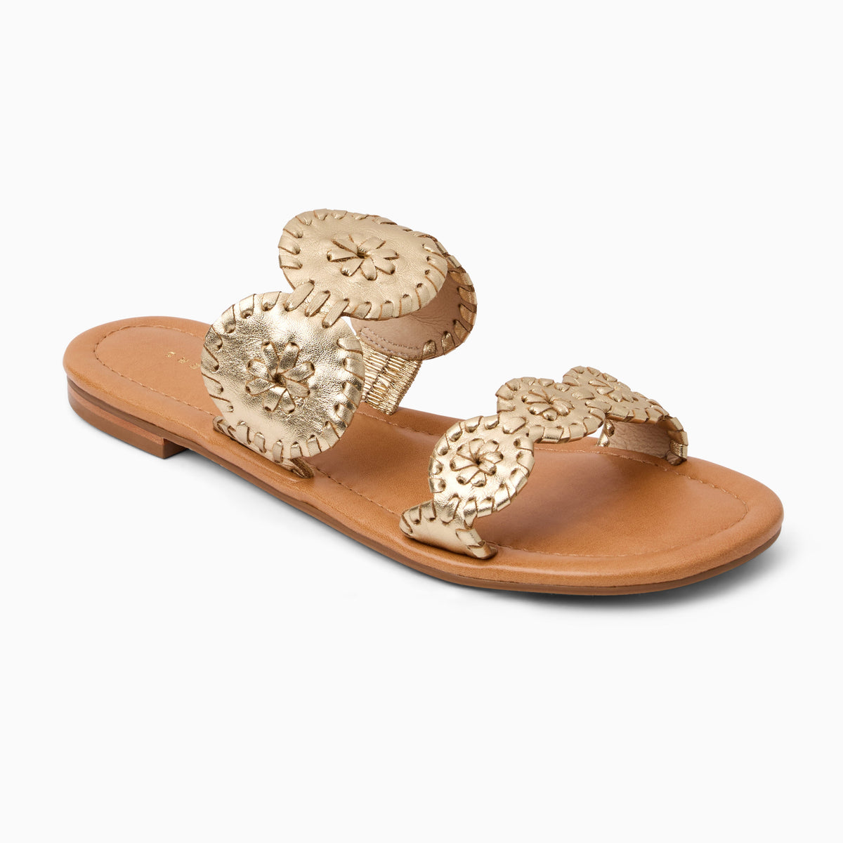 Jack Rogers - Laurin Sandal - Metallic Platinum - view 1
