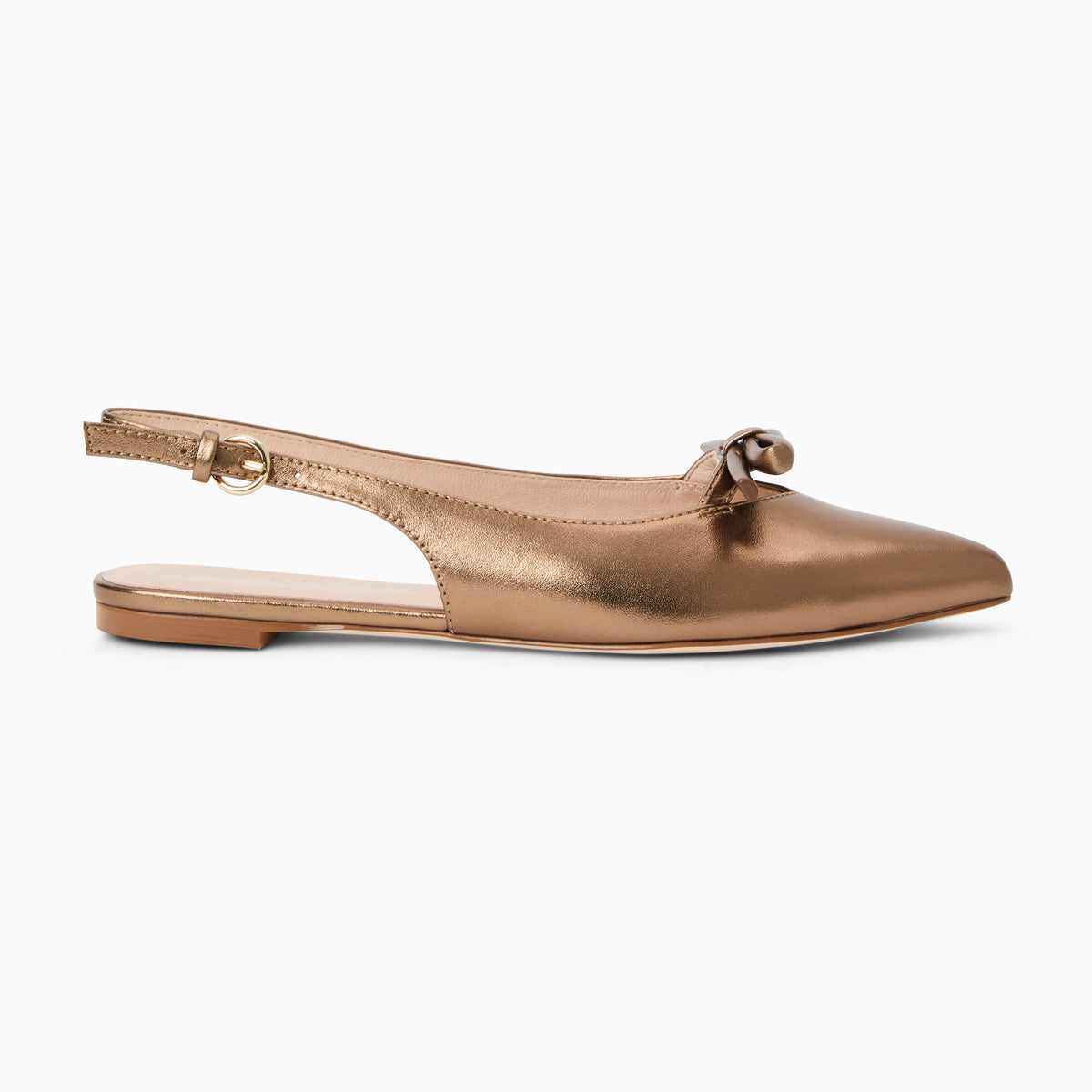 Jack Rogers - Lennox Sling Flat - Metallic Bronze - view 2