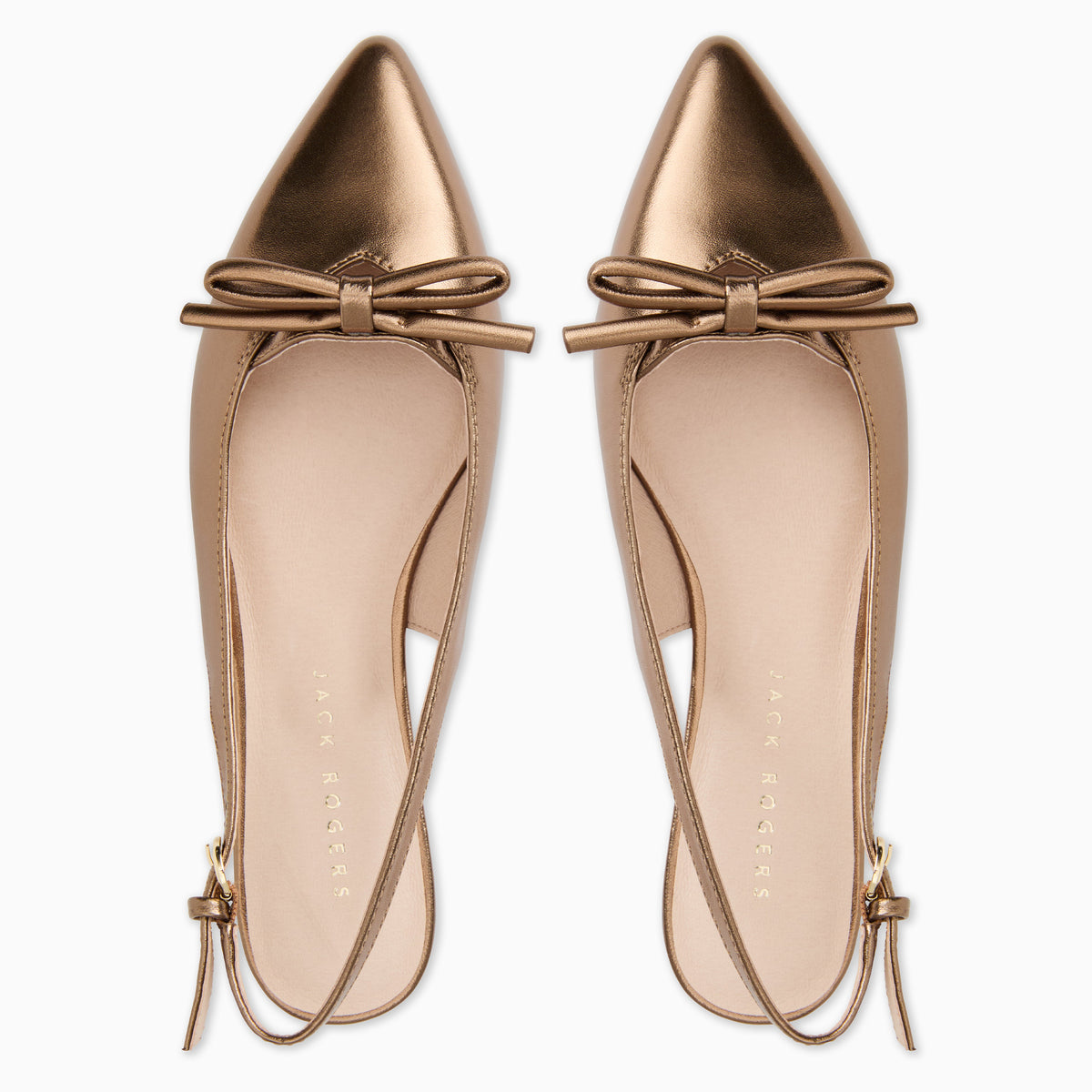Jack Rogers - Lennox Sling Flat - Metallic Bronze - view 3