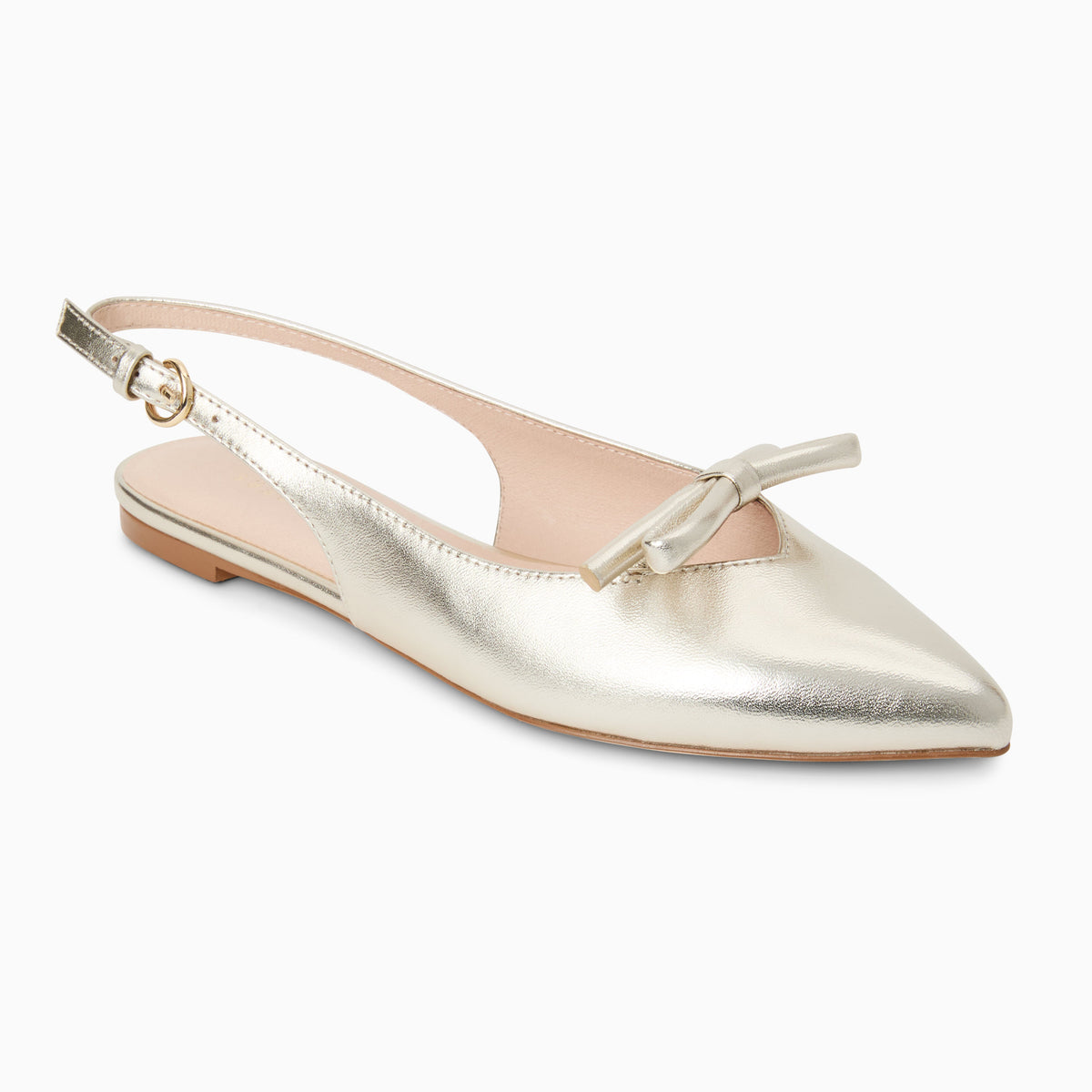 Jack Rogers - Lennox Sling Flat - Metallic Platinum - view 1