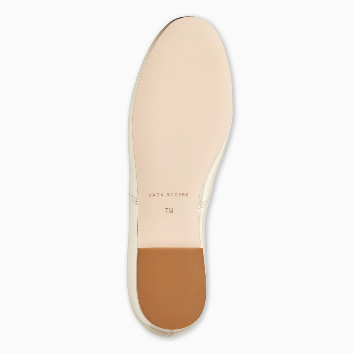 Jack Rogers - Bettie Ballet Flat - Metallic Platinum - view 5