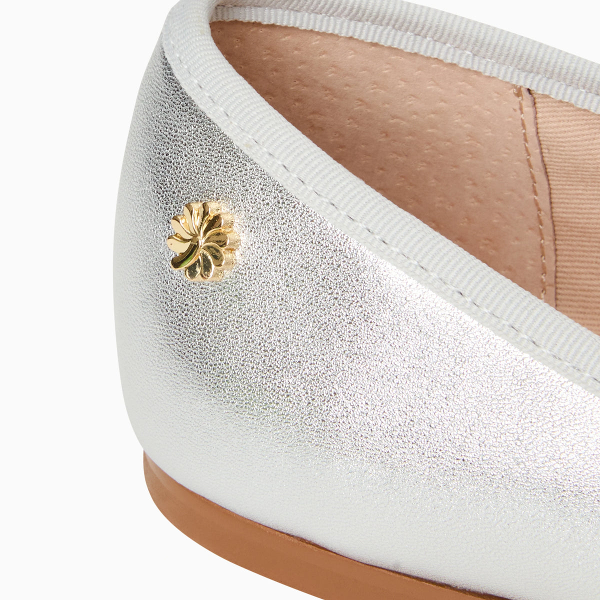 Jack Rogers - Bettie Ballet Flat - Metallic Silver - view 6